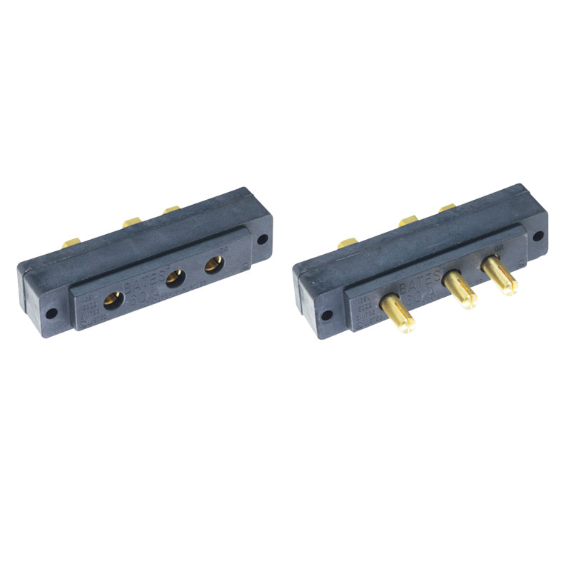 Montaggio a pannello con pin da palco 60 A 125 V